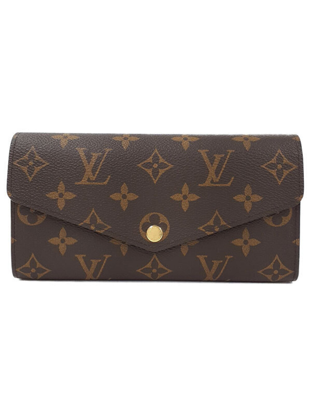 Louis Vuitton Monogram Portefeuille Sarah Bi fold Long Wallet
